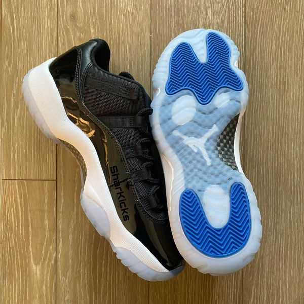 Blue and white cheap space jams